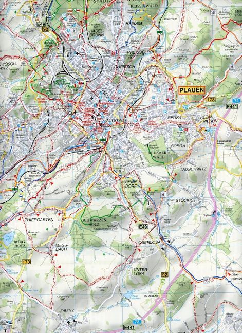 069 Vogtländische Schweiz, Plauen, Oelsnitz und Umgebung 1:35.000