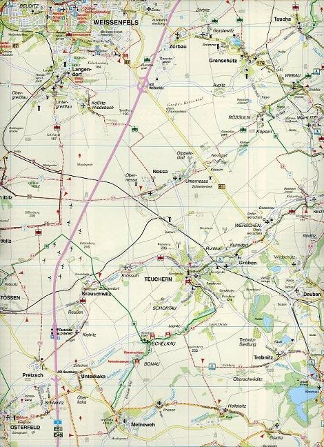 062 Unteres Saaletal, Weißenfels, Merseburg und Umgebung 1:50.000