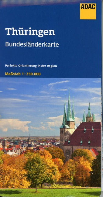 Thüringen 1:250.000 - ADAC Bundesländerkarte