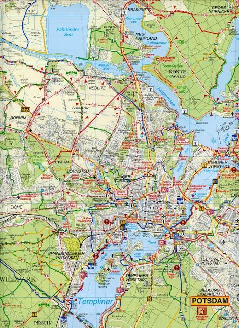 088 Potsdamer Havelseen, Blütenstadt Werder und Umgebung 1:35.000