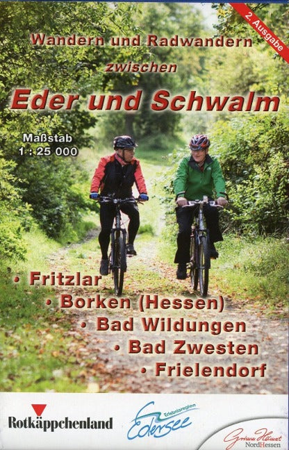 Zwischen Eder und Schwalm 1:25.000 - Rad- und Wanderkarte