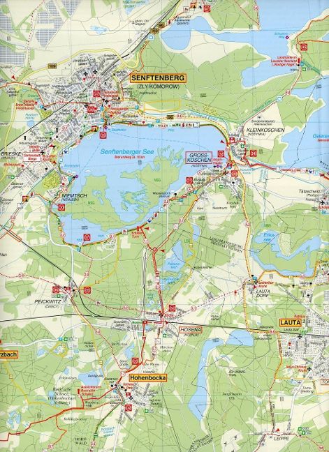 123 Lausitzer Seenland, Senftenberg, Hoyerswerda und Umgebung 1:50.000