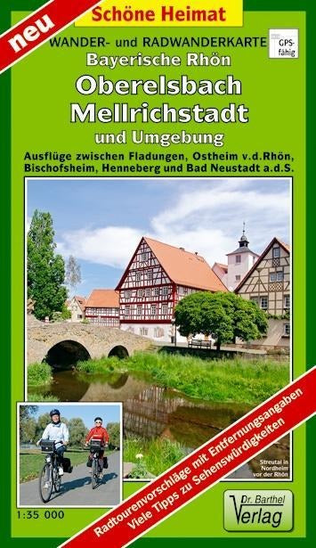 167 Bayerische Rhön, Oberelsbach, Mellrichstadt und Umgebung 1:35.000