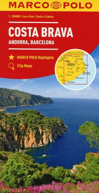 Marco Polo Spanien: Costa Brava 1:200.000