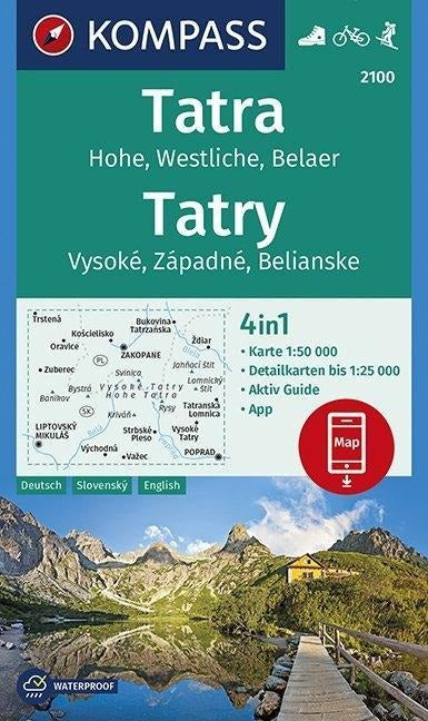2100 Tatra, Hohe, Westliche und Belaer Tatra