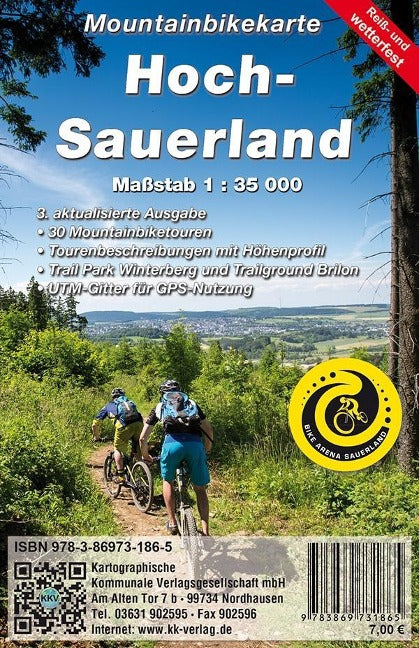 Hochsauerland 1:35.000 - Mountbikekarte