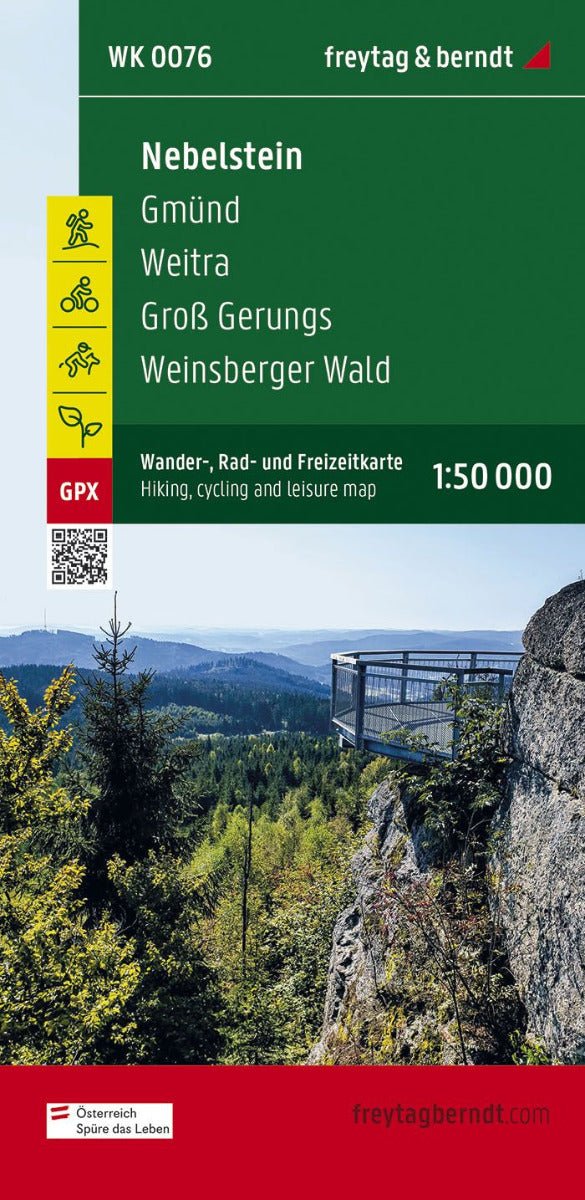 WK 0076 Nebelstein - Gmünd - Weitra 1:50.000