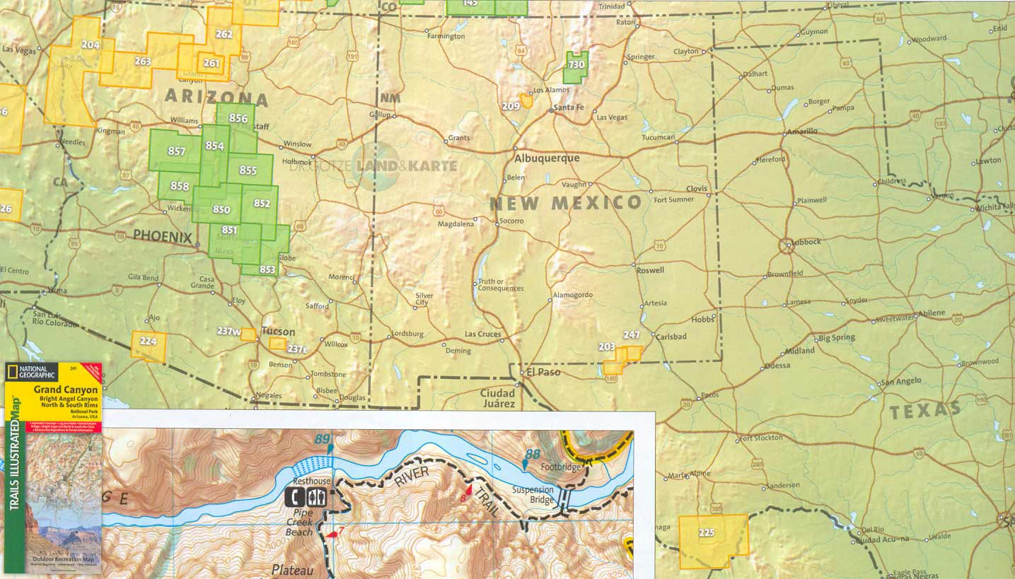 Arizona - Trails Illustrated Maps