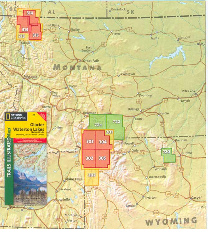 Northern Rockies Trails Illustrated Map