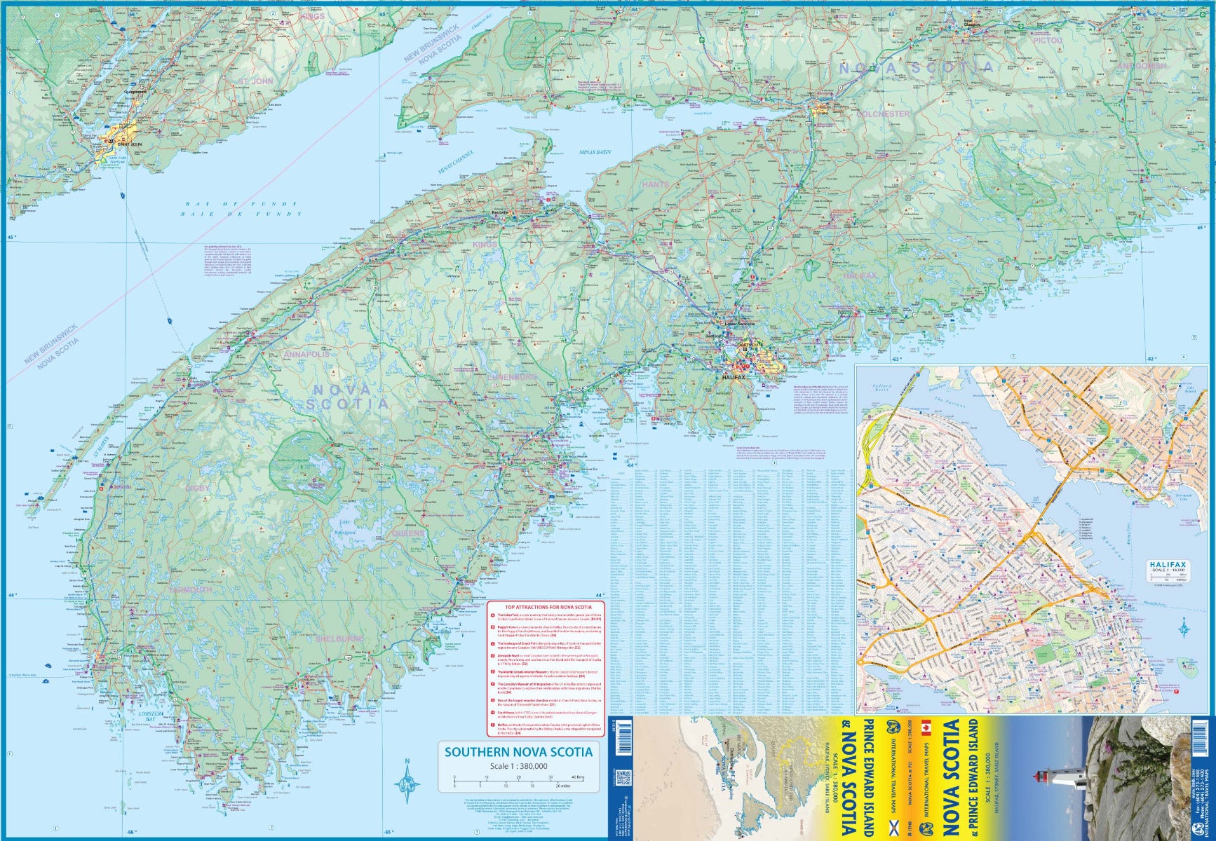 Nova Scotia and Prince Edward Island - 1:380,000 ITM