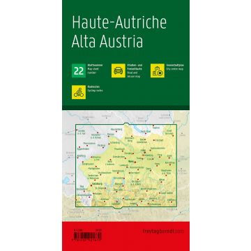 Oberösterreich-Straßen- und Freizeitkarte-1:150.000 - Freytag&Berndt