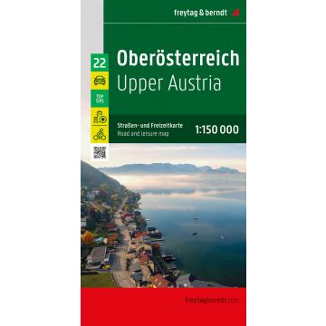 Oberösterreich-Straßen- und Freizeitkarte-1:150.000 - Freytag&Berndt