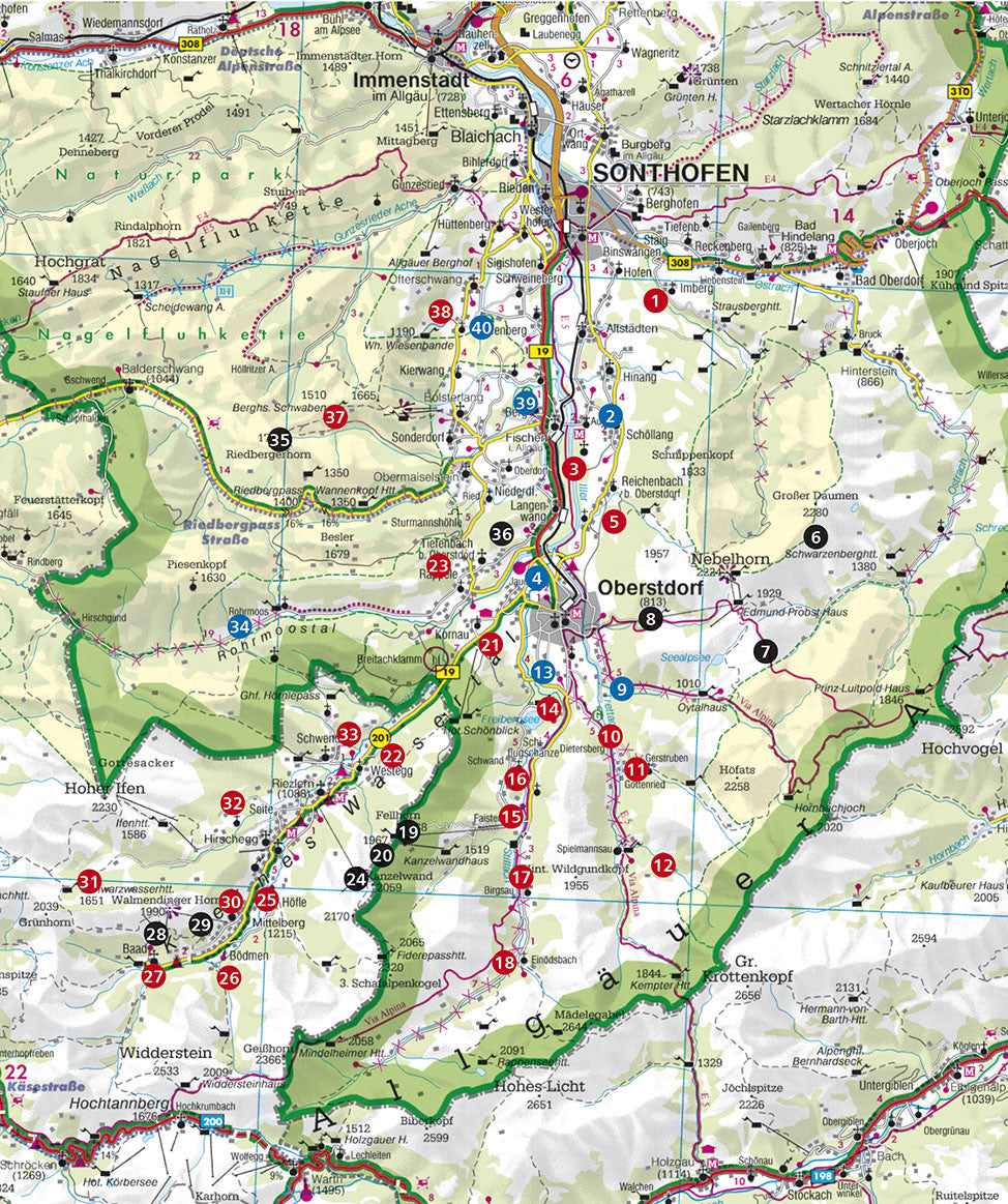 Leichte Wanderungen Oberstdorf - Kleinwalsertal - Rother Wanderführer