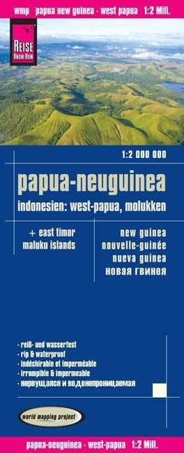 Papua-Neuguinea, Indonesien: West-Papua, Molukken (1:2.000.000) - Reise know-how