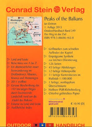 Peaks of the Balkans - Outdoor Handbuch