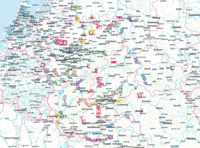 Radwandern Deutschland West - Bikeline