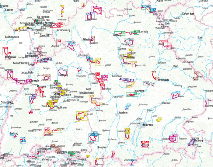 Radwandern Deutschland Süd - Bikeline