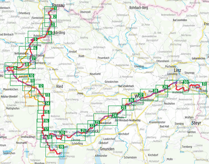 Römer-Radweg - Bikeline Kompakt