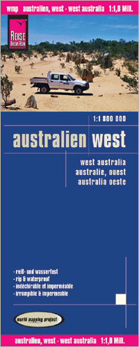 Australien, West 1:1.800.000 - Reise Know How