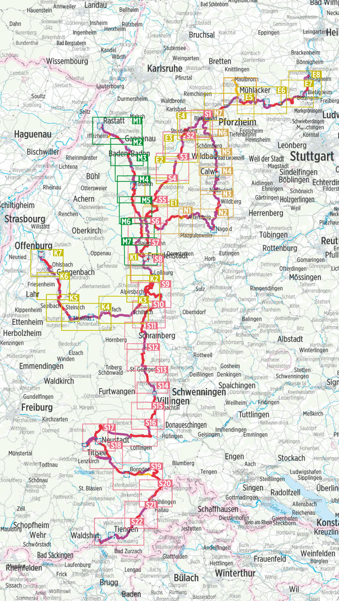 Schwarzwald Fluss-Radwege - Bikeline Radtourenbuch