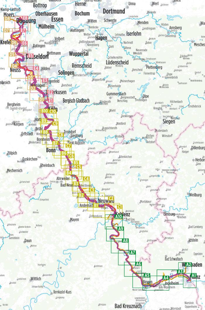 Rhein-Radweg 3 Mittelrhein - Bikeline Radtourenbuch