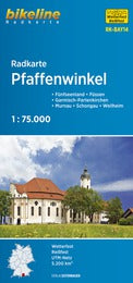 Pfaffenwinkel (RK-BAY14) 1:75.000 - Bikeline Fahrradkarte