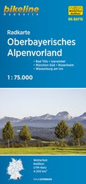 Oberbayerisches Alpenvorland (RK-BAY16) 1:75.000 - Bikeline Fahrradkarte