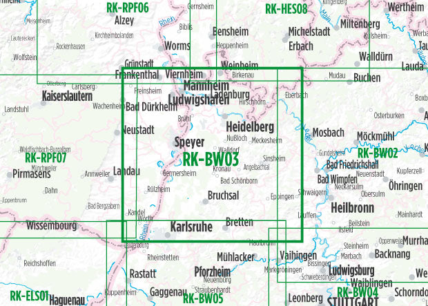 Kraichgau (RK-BW03) 1:75.000 - Bikeline Fahrradkarte