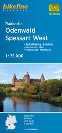 Odenwald, Spessart West (RK-HES08) 1:75.000 - Bikeline Fahrradkarte