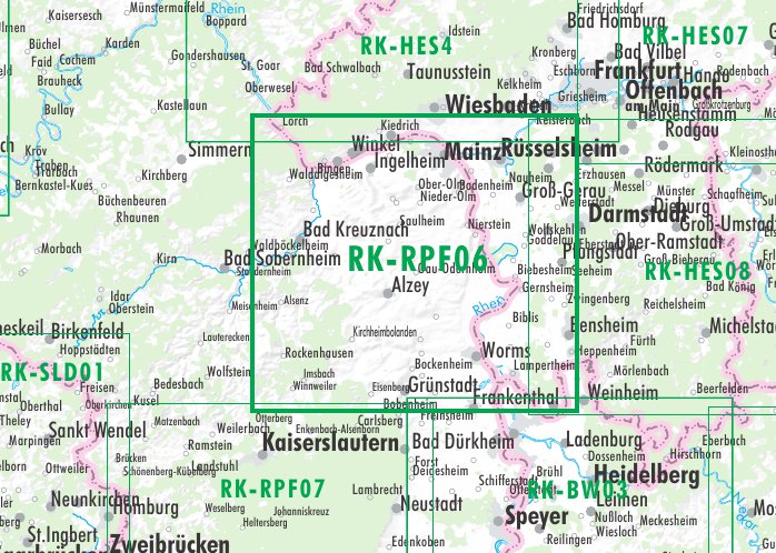 Rheinhessen (RK-RPF06) 1:75.000 - Bikeline Fahrradkarte