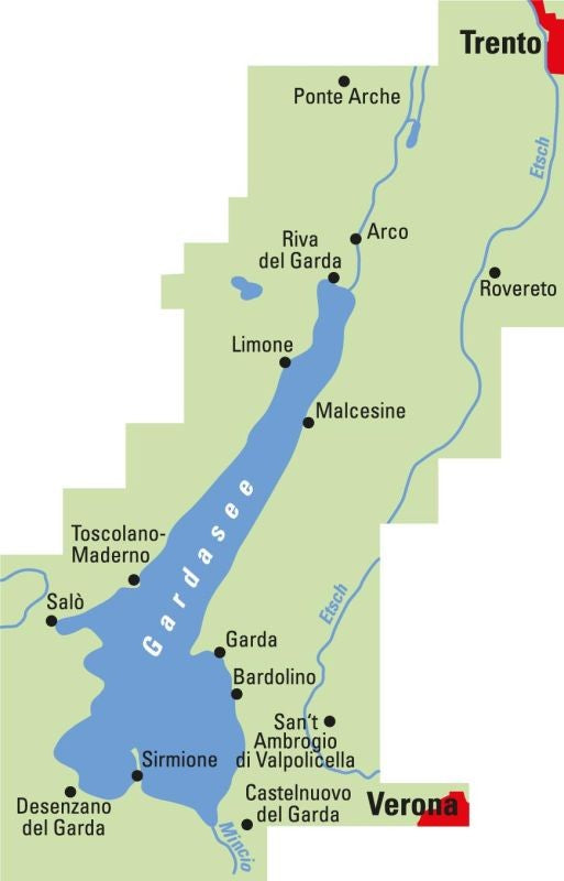 Gardasee - ADFC Regionalkarte