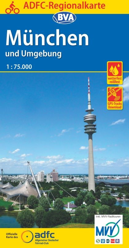 München und Umgebung - ADFC Regionalkarte