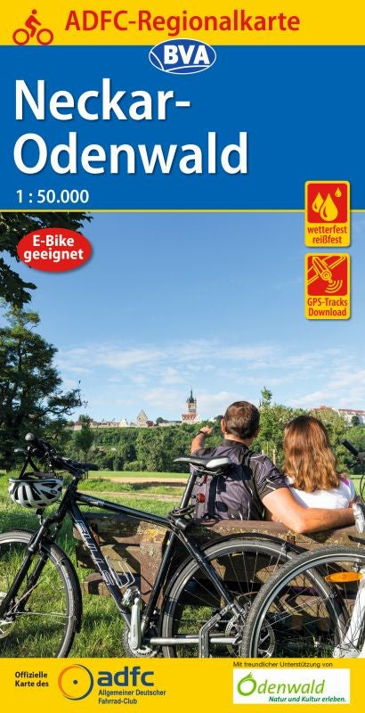 Neckar-Odenwald - ADFC Regionalkarte