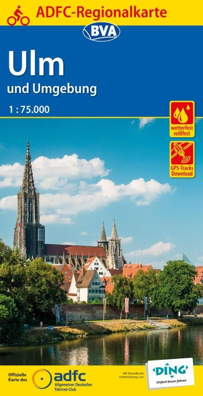 Ulm und Umgebung - ADFC Regionalkarte