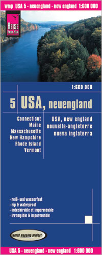 USA 5, Neuengland 1:600.000 - Reise Know How