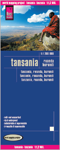 Tansania, Ruanda, Burundi 1:1,2 Mio. - Reise Know How