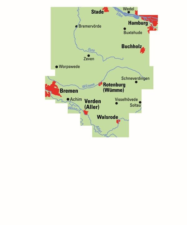 Rotenburg (Wümme) - ADFC Regionalkarte