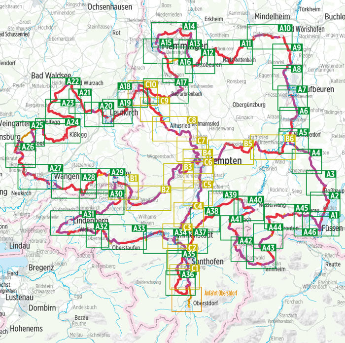 Radrunde Allgäu - Bikeline Radtourenbuch