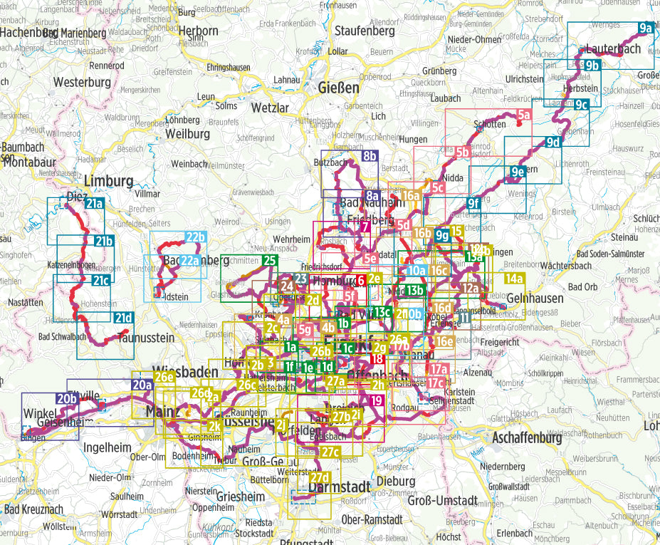 Rund um Frankfurt - Bikeline Radtourenbuch