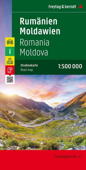 Rumänien und Moldawien - 1:500.000
