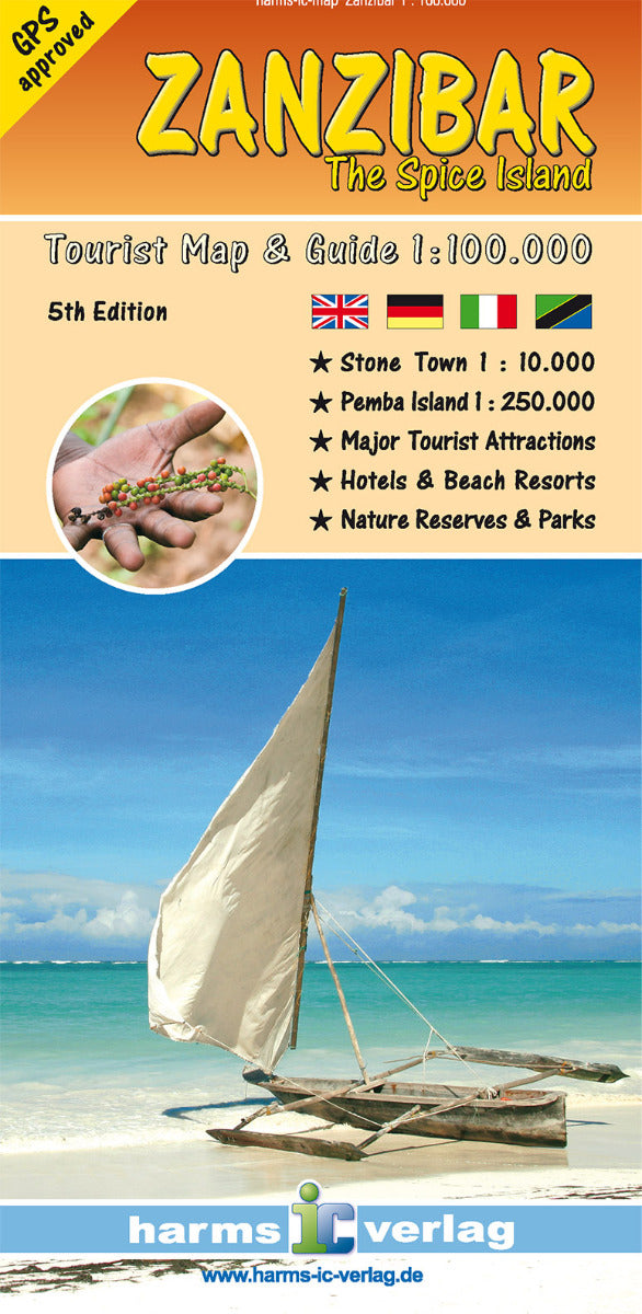Zanzibar - Sansibar 1:100.000 Straßenkarte