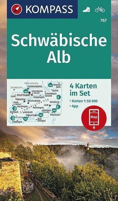 767 Schwäbische Alb 1:50.000 - Kompass Karten