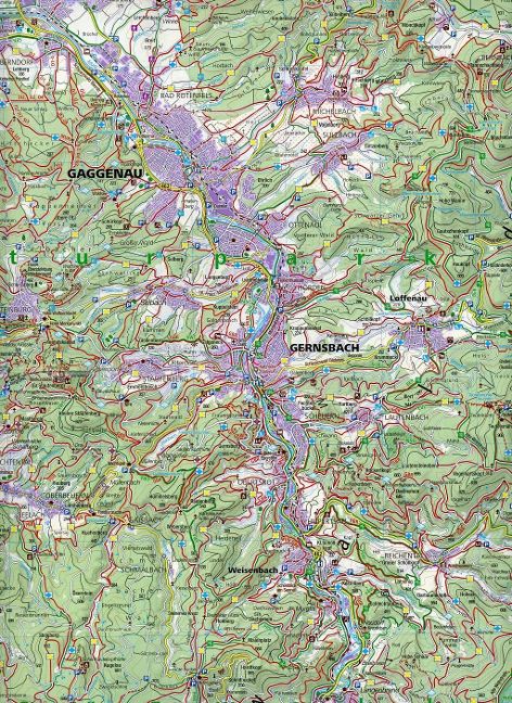 886 Schwarzwald Nord 1:50.000 - Kompass Wanderkartenset