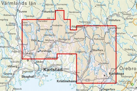 Karlskoga, Filipstad & Forshaga 1:50 000 - Calazo Wanderkarte