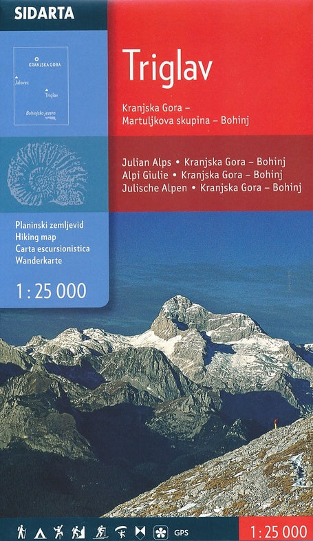 Triglav - Wanderkarte - 1:25.000