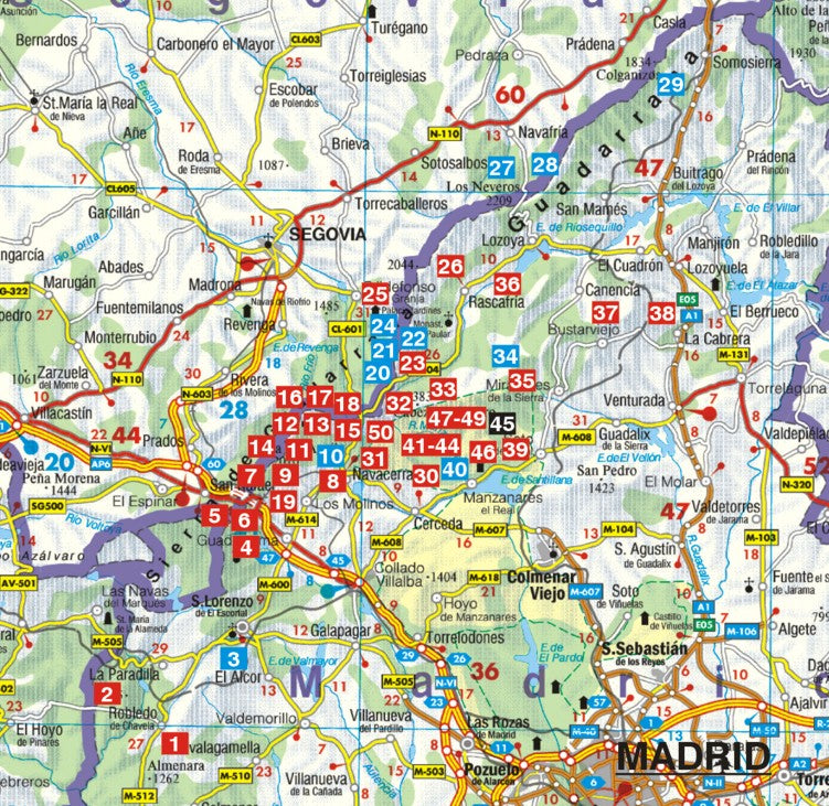 Sierra de Guadarrama - Rother Wanderführer