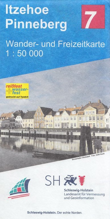 7 Itzehoe - Pinneberg 1 : 50 000 - Wander- und Freizeitkarte Schleswig-Holstein