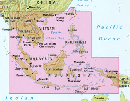 Southeast Asia - 1:4.500.000