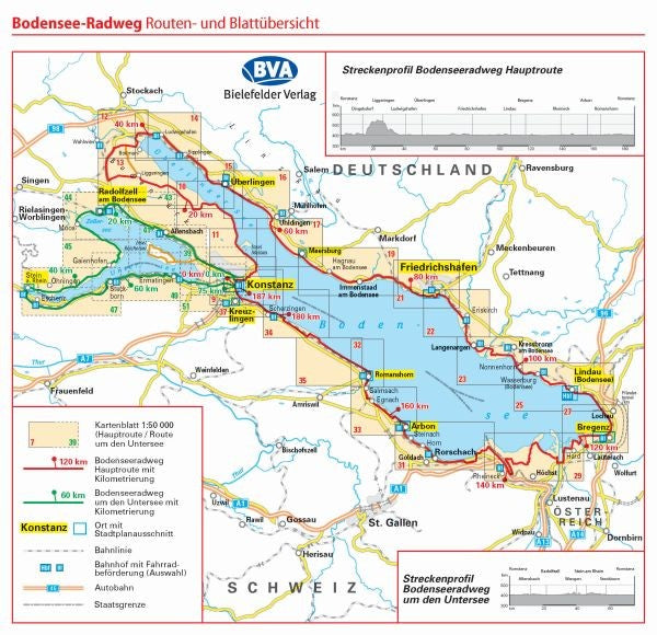Bodensee-Radweg - ADFC-Radreiseführer