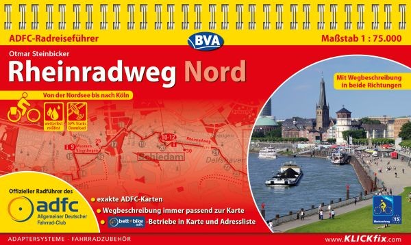 Rheinradweg Nord - ADFC-Radreiseführer
